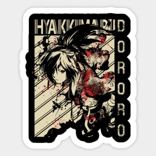 Hyakkimaru vintage Sticker